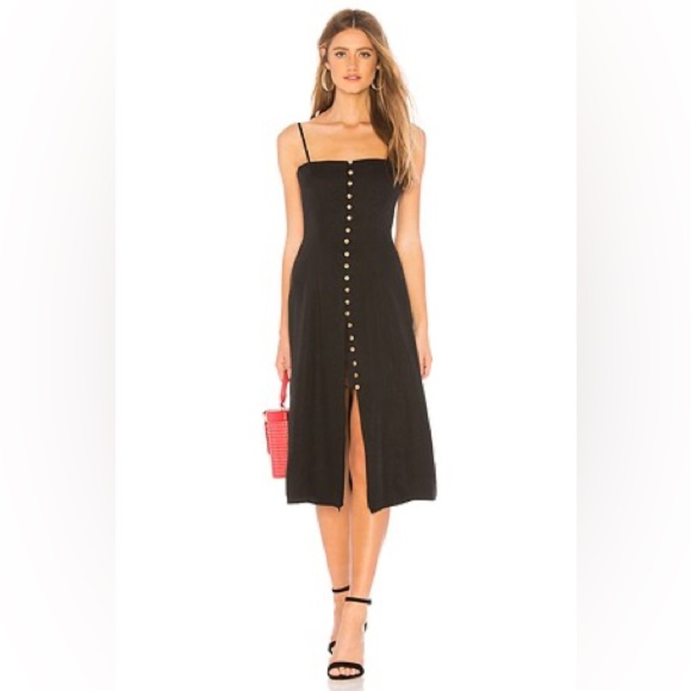 Privacy Please Revolve Dex Midi Dress in Black